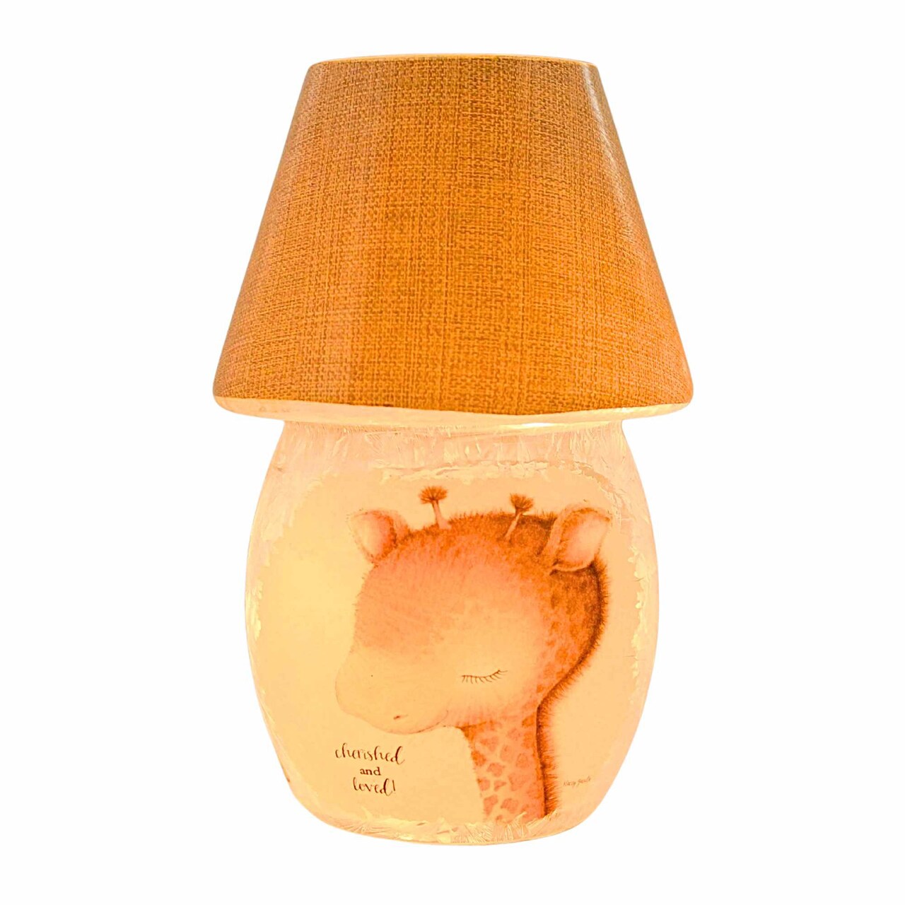 Stony Creek 5.5 Inch Sweet Dreams Pre-Lit Vase Everyday Lighted Glass Accent , Everyday Decor Electric Baby Shower
